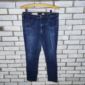 • Pilcro and the Letterpress Anthropologie Jeans Superscript Skinny Size 32 Blue